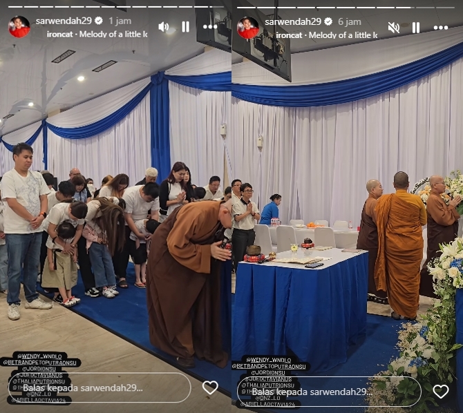 Momen Pemakaman Ayah Sarwendah [Instagram Story]